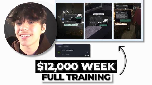 Video thumbnail for $12,000 In 7 Days
